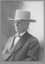 SA0092 - John Harlow was an Elder. He is shown wearing a hat., Winterthur Shaker Photograph and Post Card Collection 1851 to 1921c